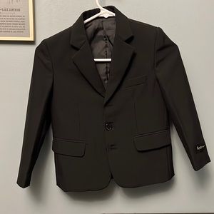 Boys black suit coat